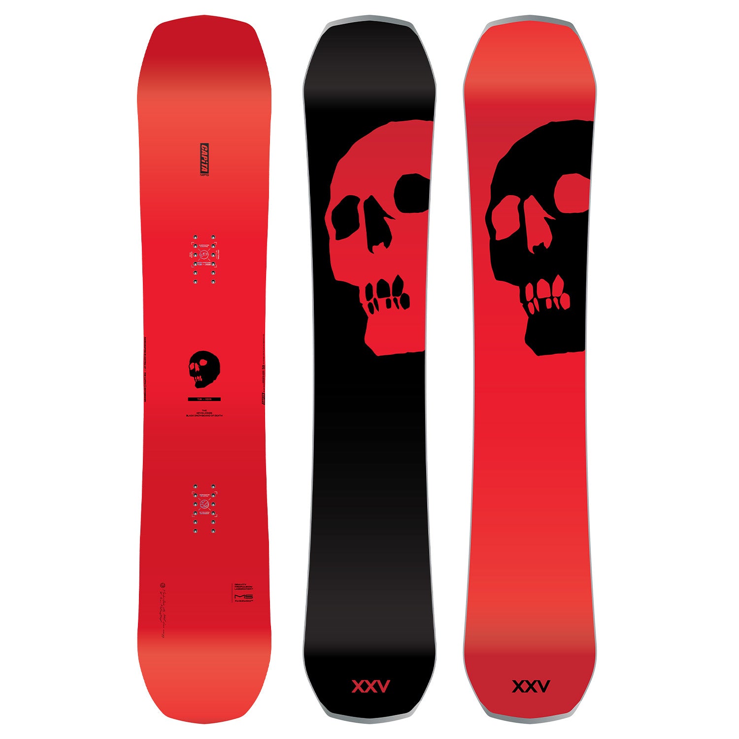 Capita Black Snowboard of Death 2025 - агрессивный all-mountain