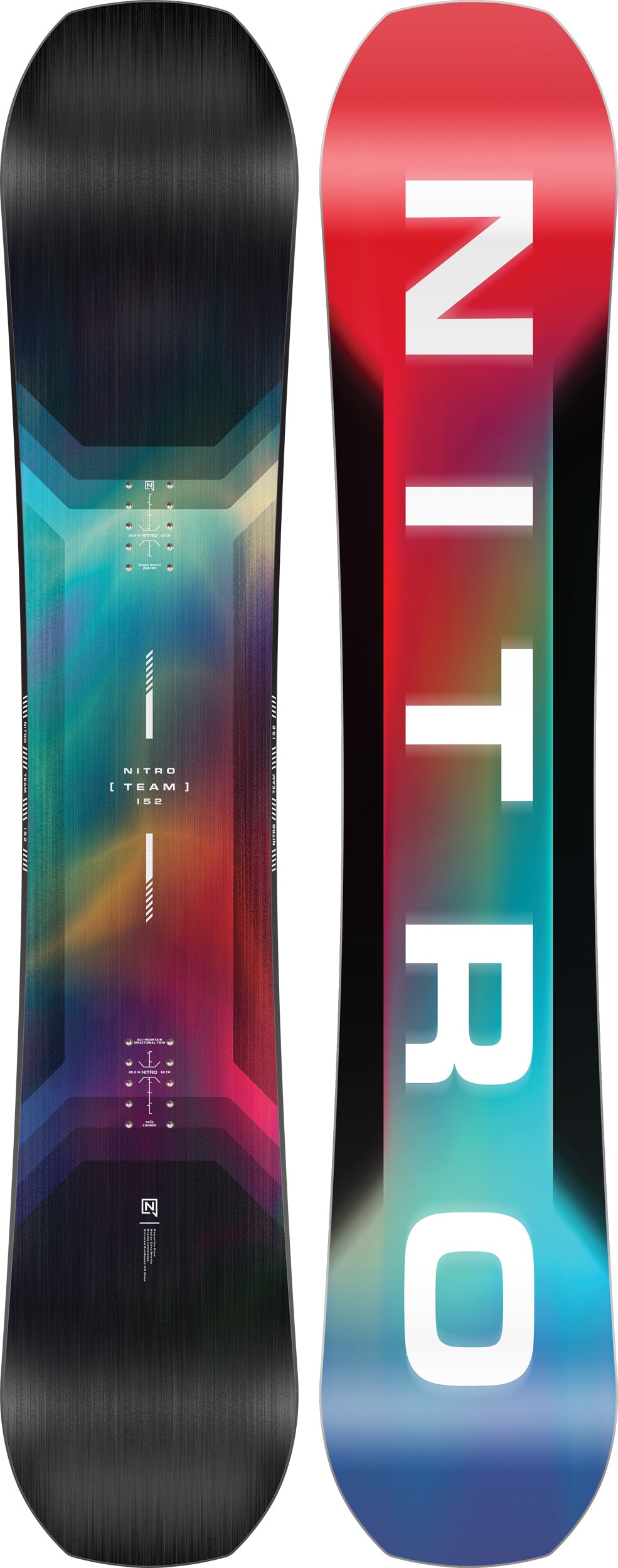 Nitro Team 2025: true twin на чистом camber для парка и горы