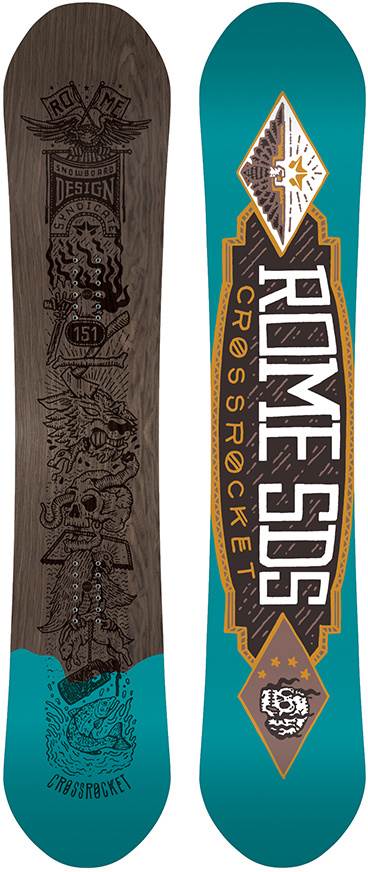 Rome Crossrocket 2026 - powder freeride с surf-ощущением