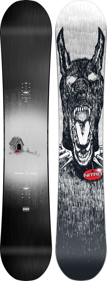Сноуборд Nitro T1 2023: парк, джиббинг и город
