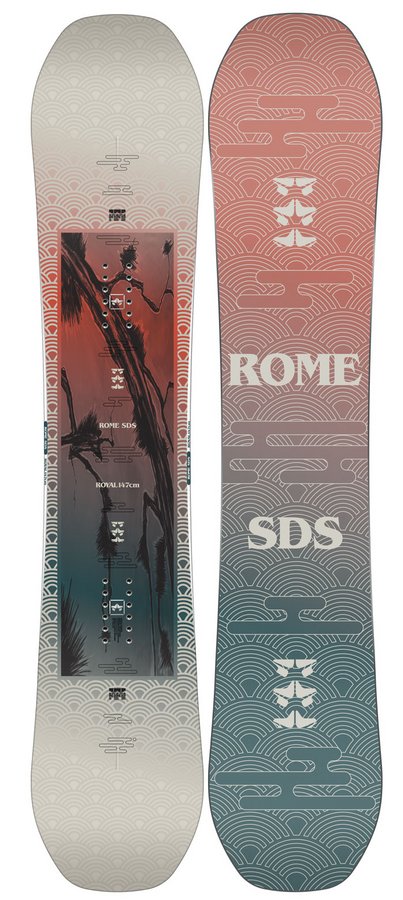 Сноуборд Rome SDS ROYAL 2023: женская all-mountain доска под разбор