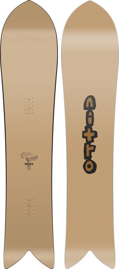 Сноуборд Nitro FinTwin 2024: мягкий универсальный твин для старта