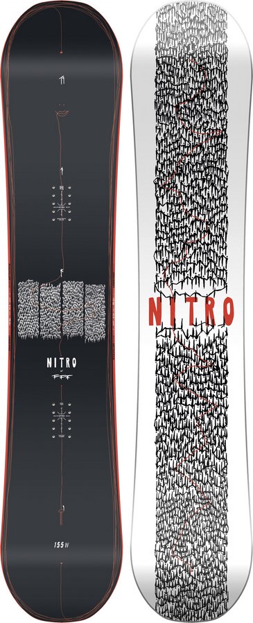 Nitro T1 X FFF WIDE 2024: широкий твин для парка и города