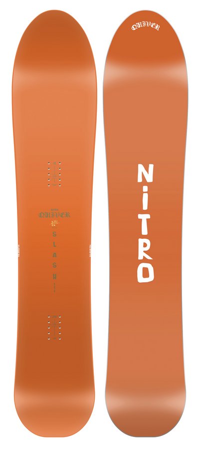Сноуборд Nitro SLASH 2025: мягкий твин для парка и города