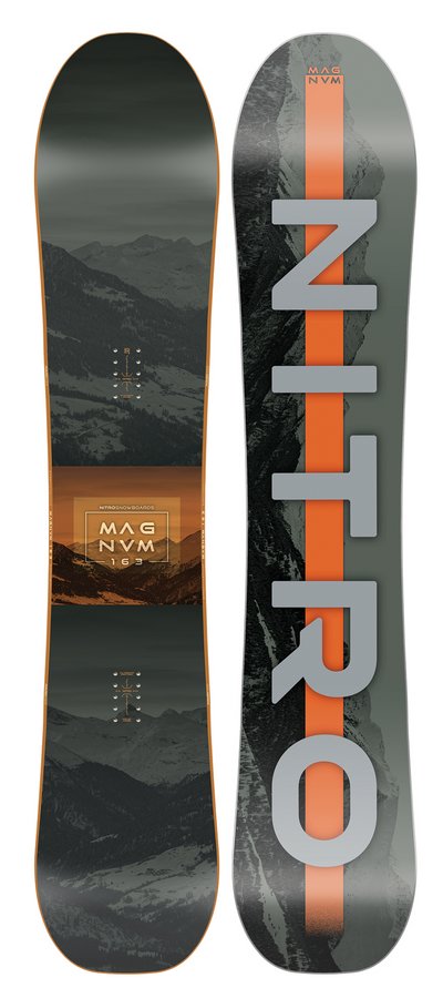 Nitro MAGNUM 2025: широкий all-mountain сноуборд для крупного райдера