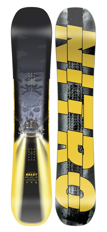 Сноуборд Nitro BEAST 2025: разбор twin-доски для старта