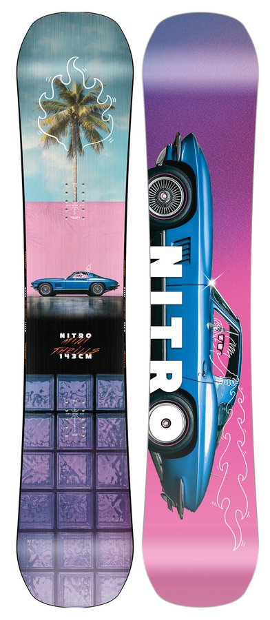 Nitro Mini Thrills 2025: детский сноуборд для первых поворотов