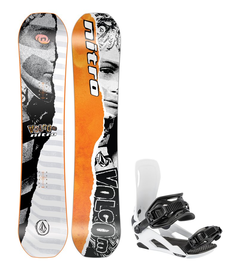 Сноуборд Nitro Ripper Youth x Volcom (комплект Talent White)