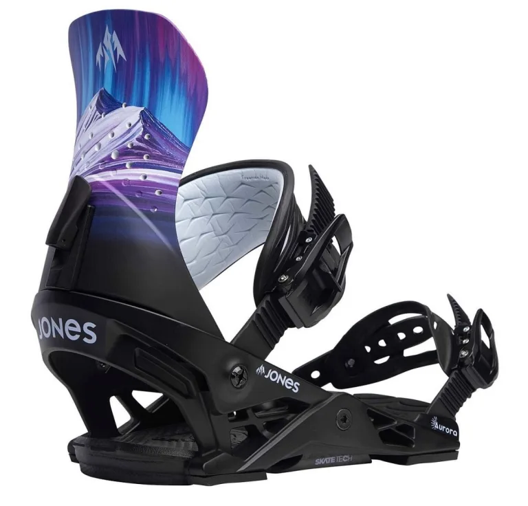 Женские крепления Jones Aurora Black/Art 2023-24