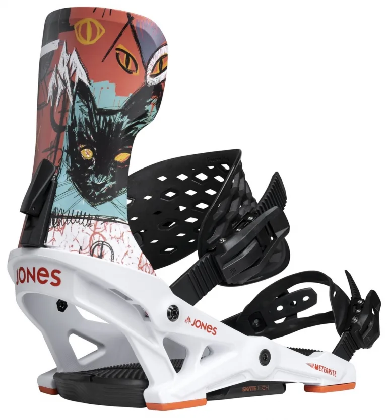 Крепления Jones Meteorite Rallycat White