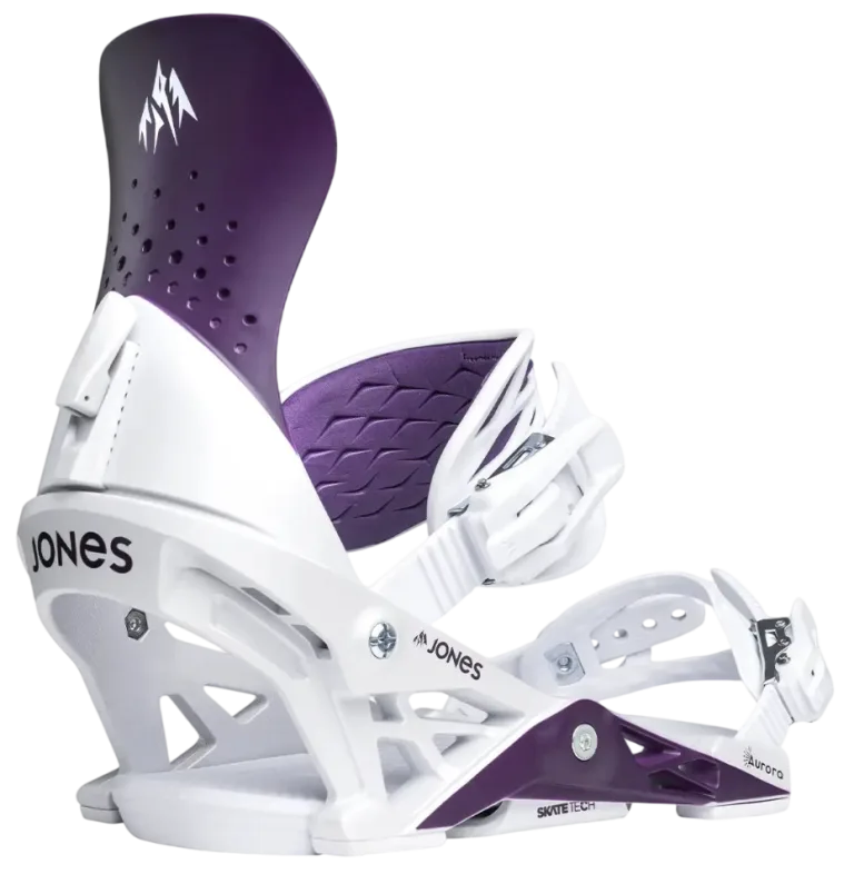 Женские крепления Jones Aurora Deep Purple/White