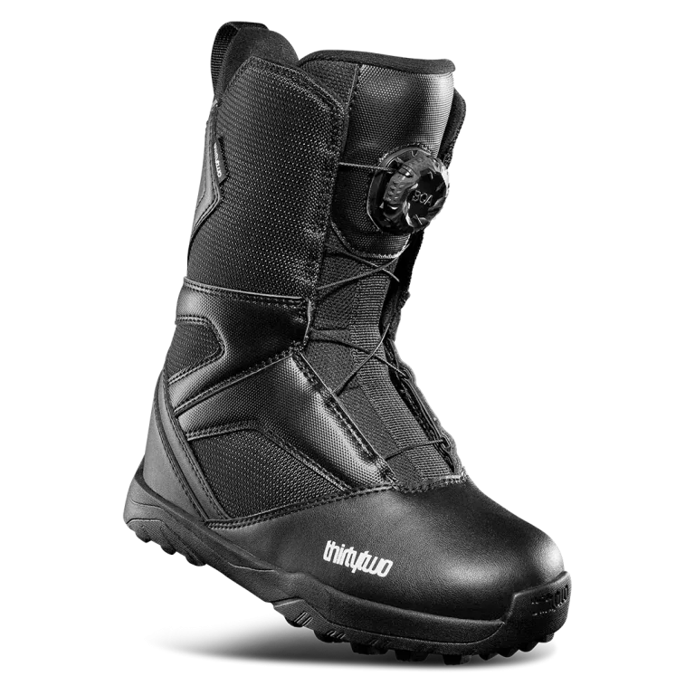 ThirtyTwo Kids BOA Black: мягкий детский ботинок с Grow With Me