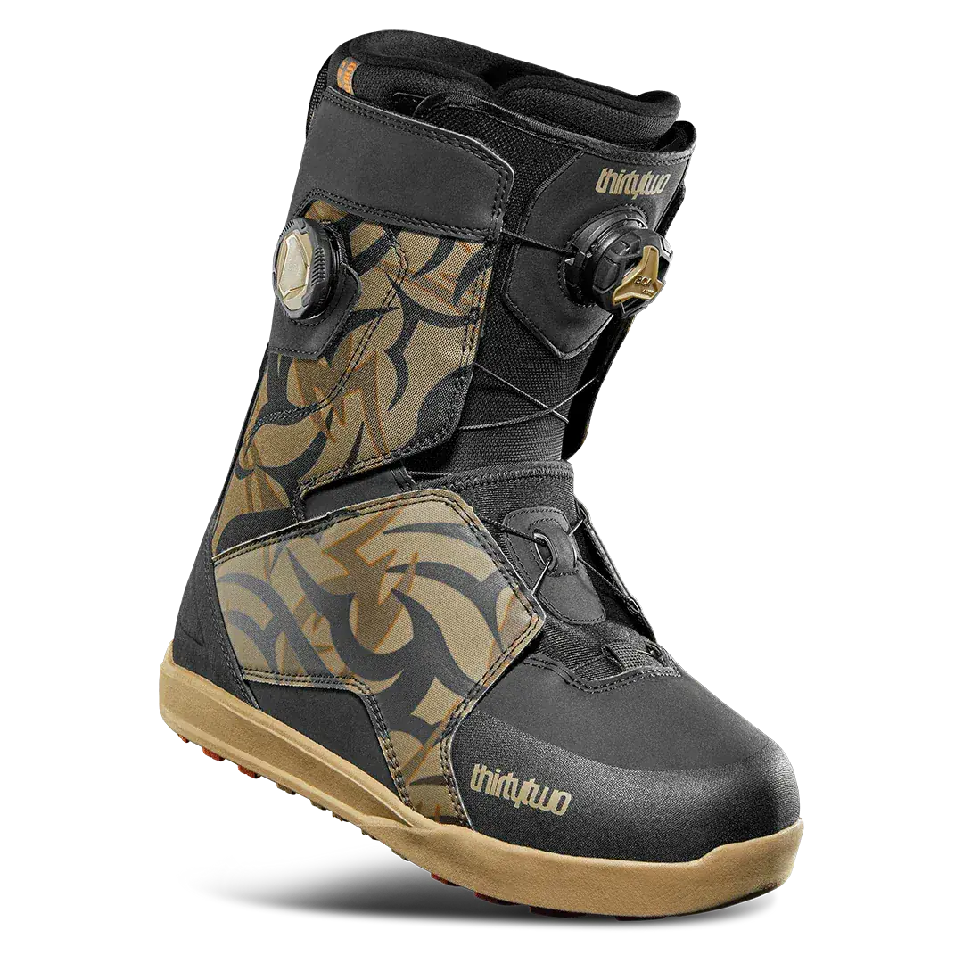 Ботинки ThirtyTwo Lashed Double BOA x Corduroy Black/Print сезон 25/26