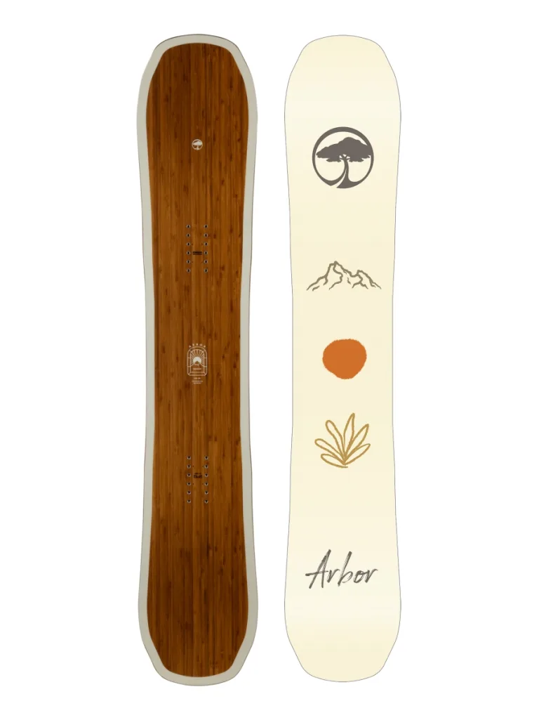 Arbor Swoon Rocker 25-26: женская all-mountain доска со спечённым скользяком