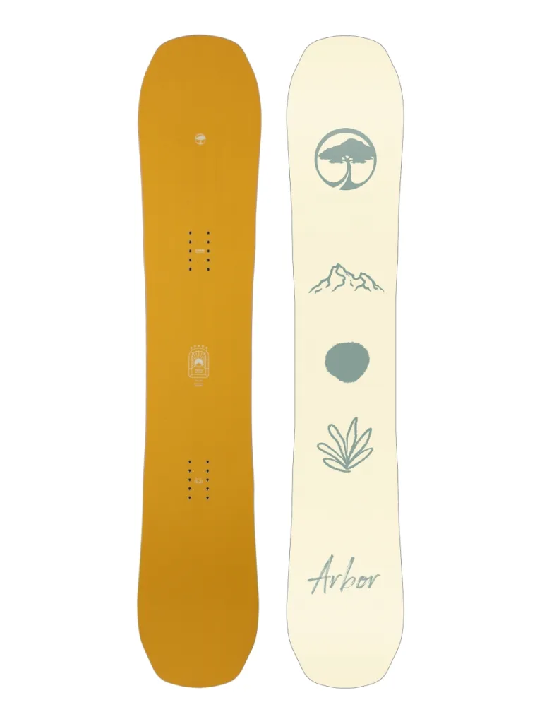 Arbor Swoon Decon 25-26: женская all-mountain доска с System Rocker