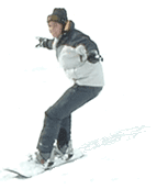 Первые уроки катания на сноуборде
